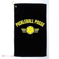 Pickleball Posse Funny Pickleball Quote Pickleball Lovers Golf Towel thumb 0