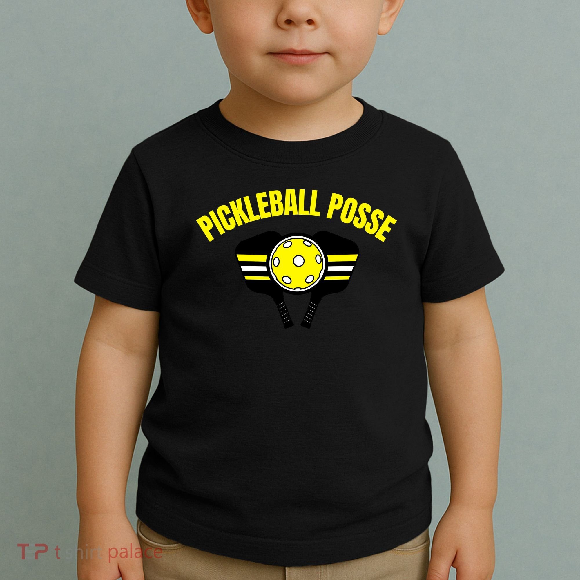 Pickleball Posse Funny Pickleball Quote Pickleball Lovers Toddler T-Shirt