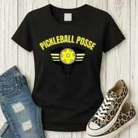Pickleball Posse Funny Pickleball Quote Pickleball Lovers Women's T-Shirt thumb 3