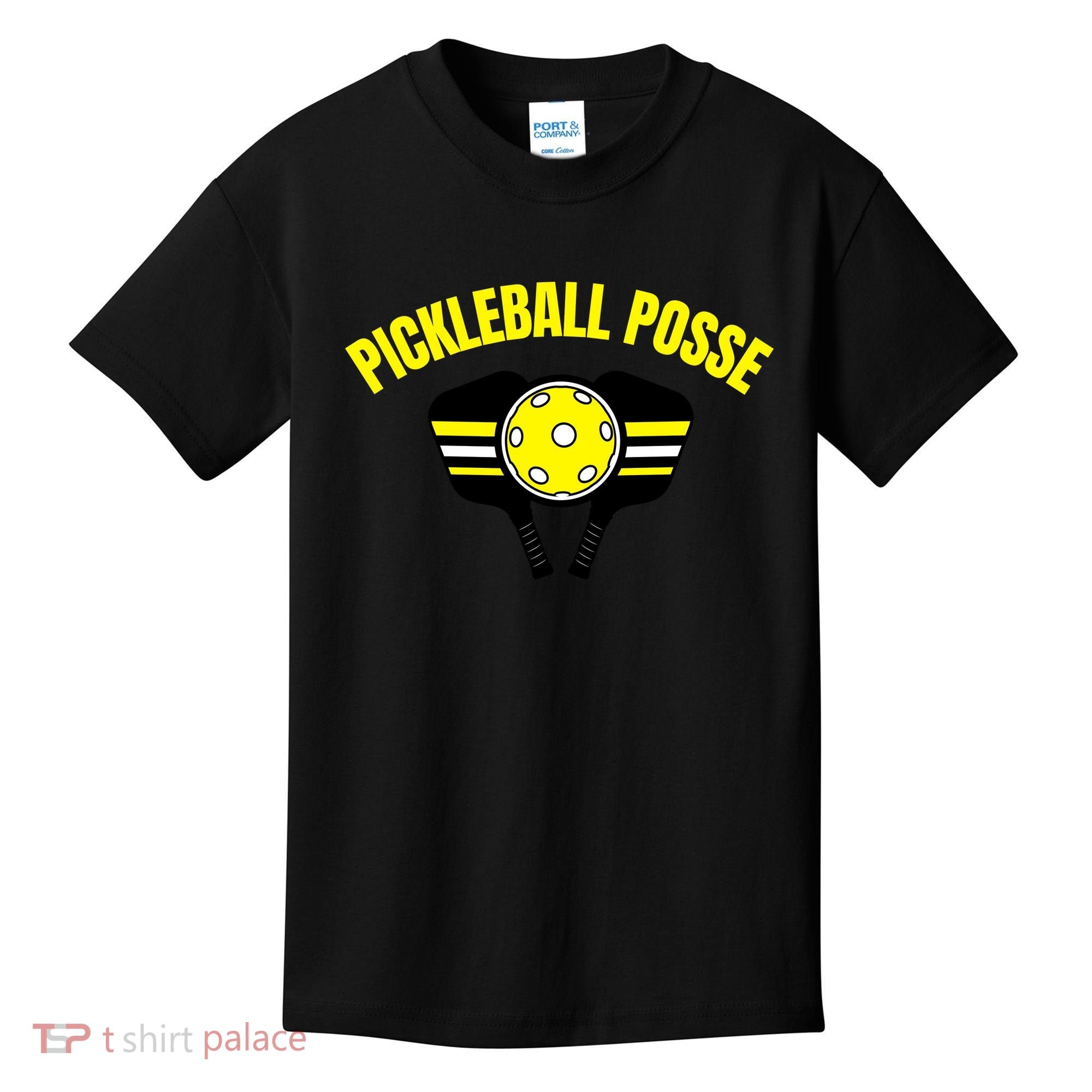 Pickleball Posse Funny Pickleball Quote Pickleball Lovers Kids T-Shirt