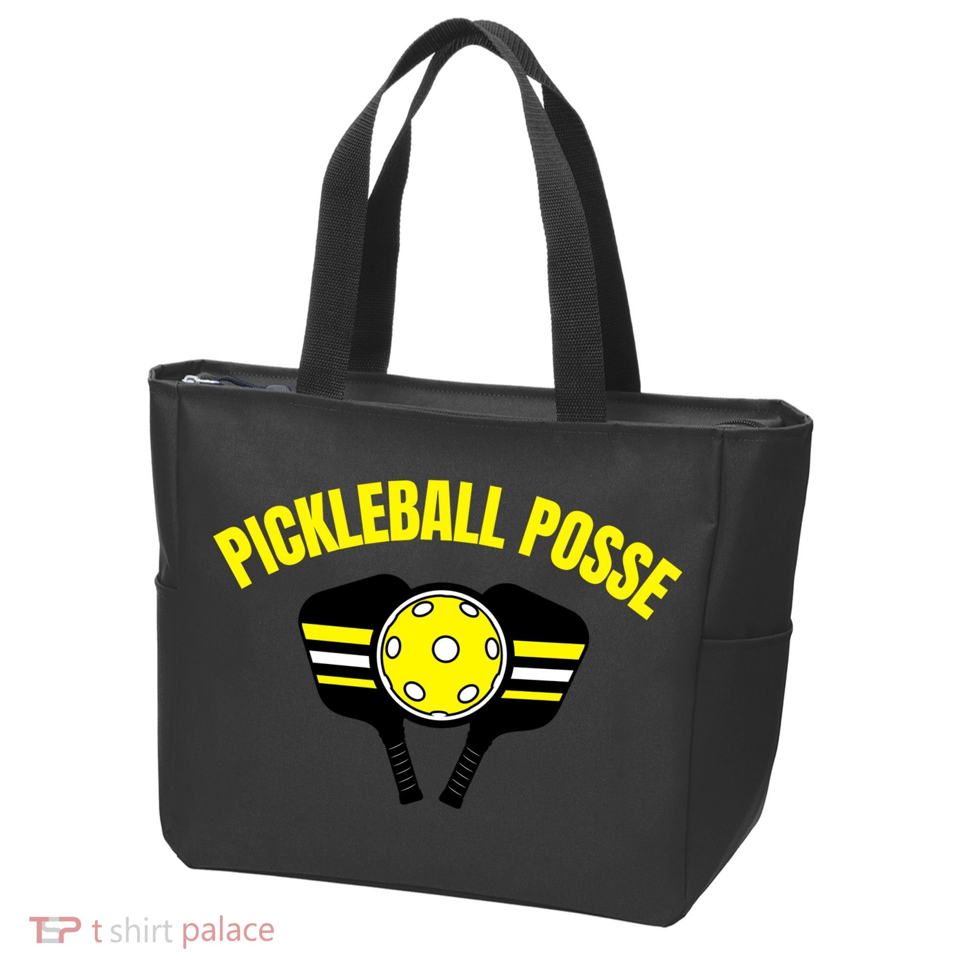 Pickleball Posse Funny Pickleball Quote Pickleball Lovers Tote Bag