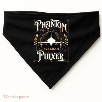 Phantom Phixer F4 Phantom Aircraft Maintainer Veteran USA-Made Doggie Bandana