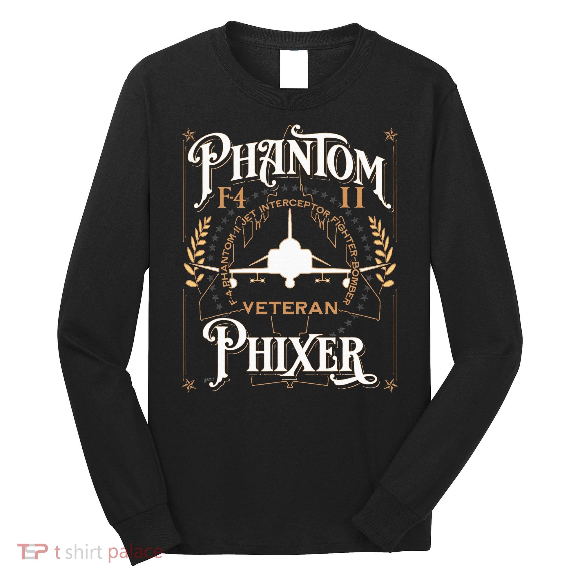 Phantom Phixer F4 Phantom Aircraft Maintainer Veteran Long Sleeve Shirt