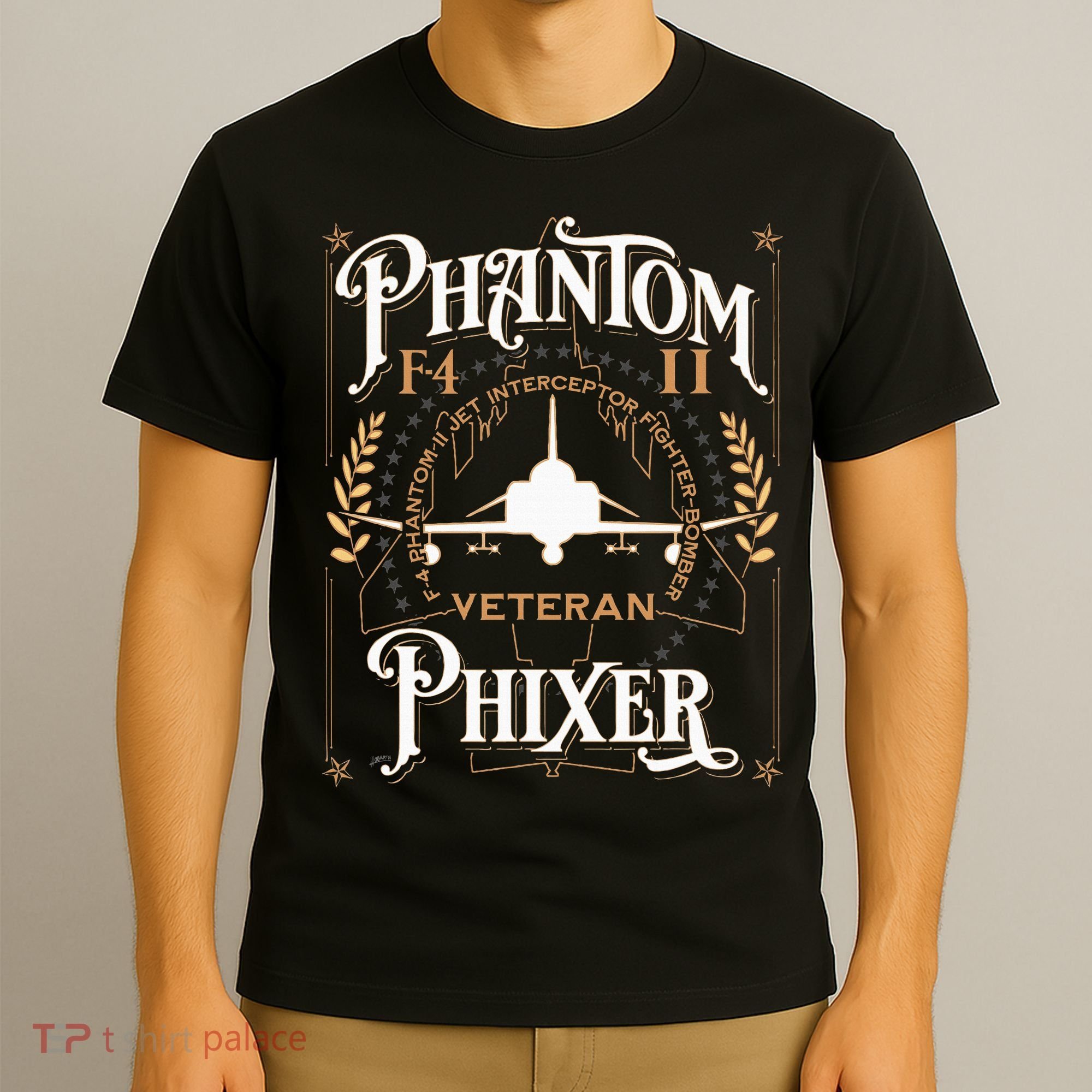 Phantom Phixer F4 Phantom Aircraft Maintainer Veteran T-Shirt