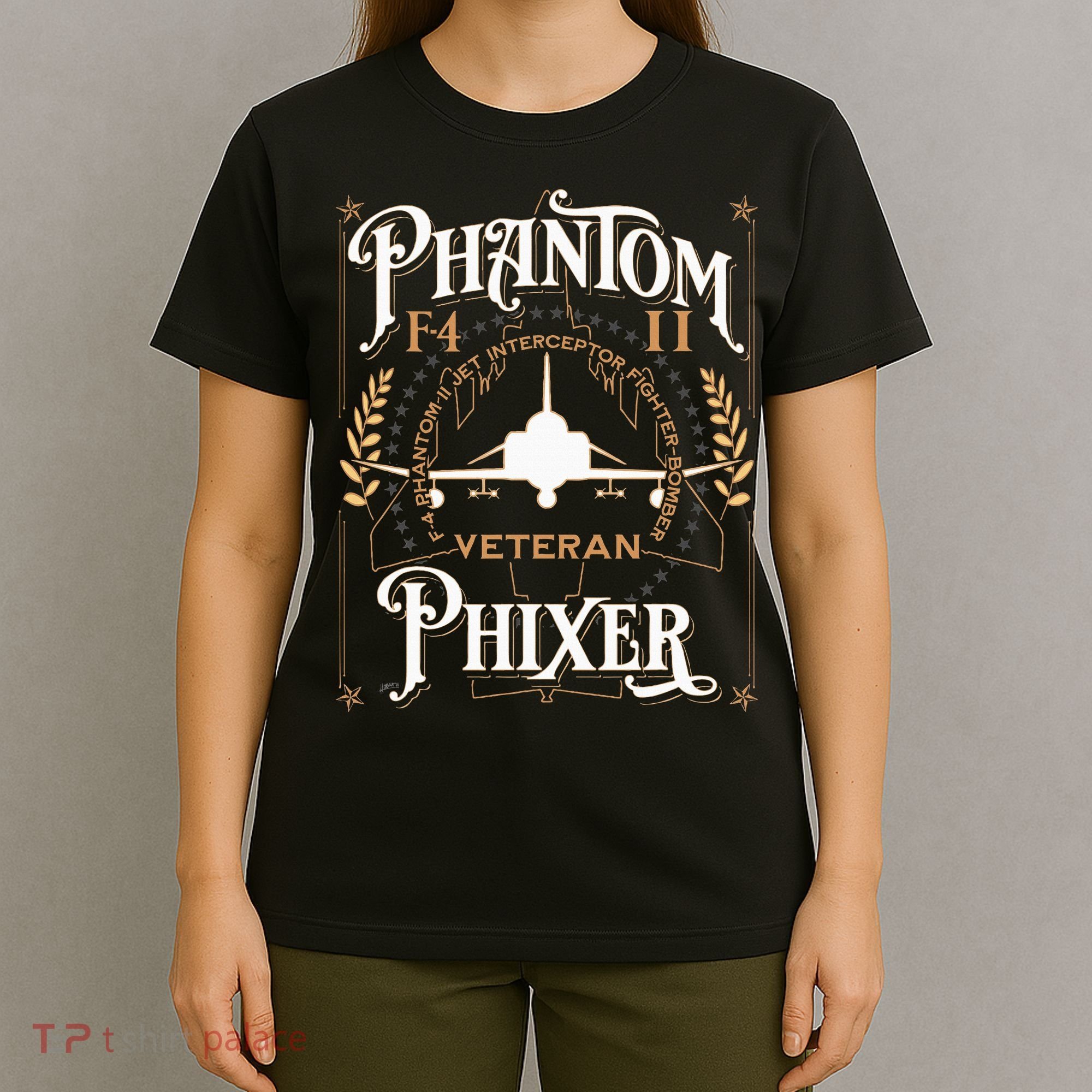 Phantom Phixer F4 Phantom Aircraft Maintainer Veteran T-Shirt