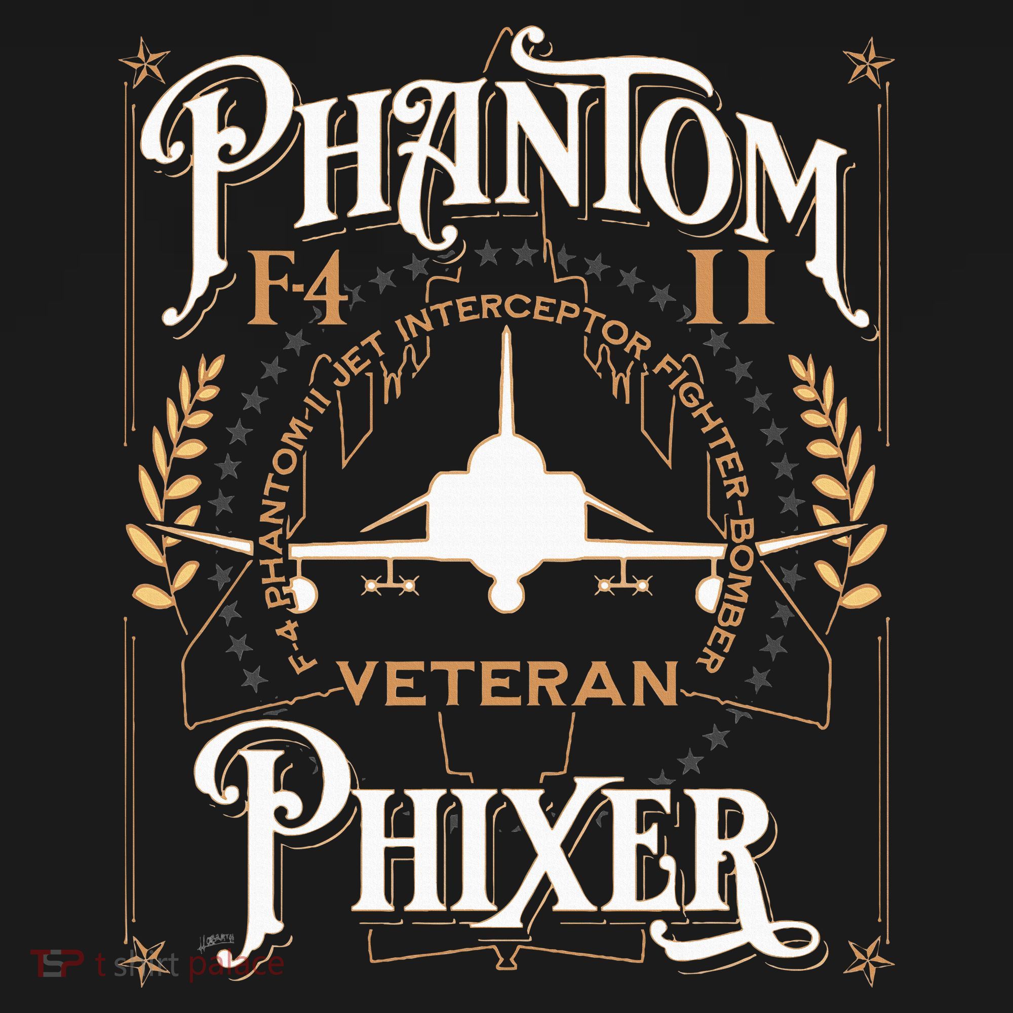 Phantom Phixer F4 Phantom Aircraft Maintainer Veteran Bucket Hat