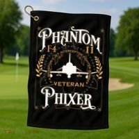 Phantom Phixer F4 Phantom Aircraft Maintainer Veteran Golf Towel thumb 1