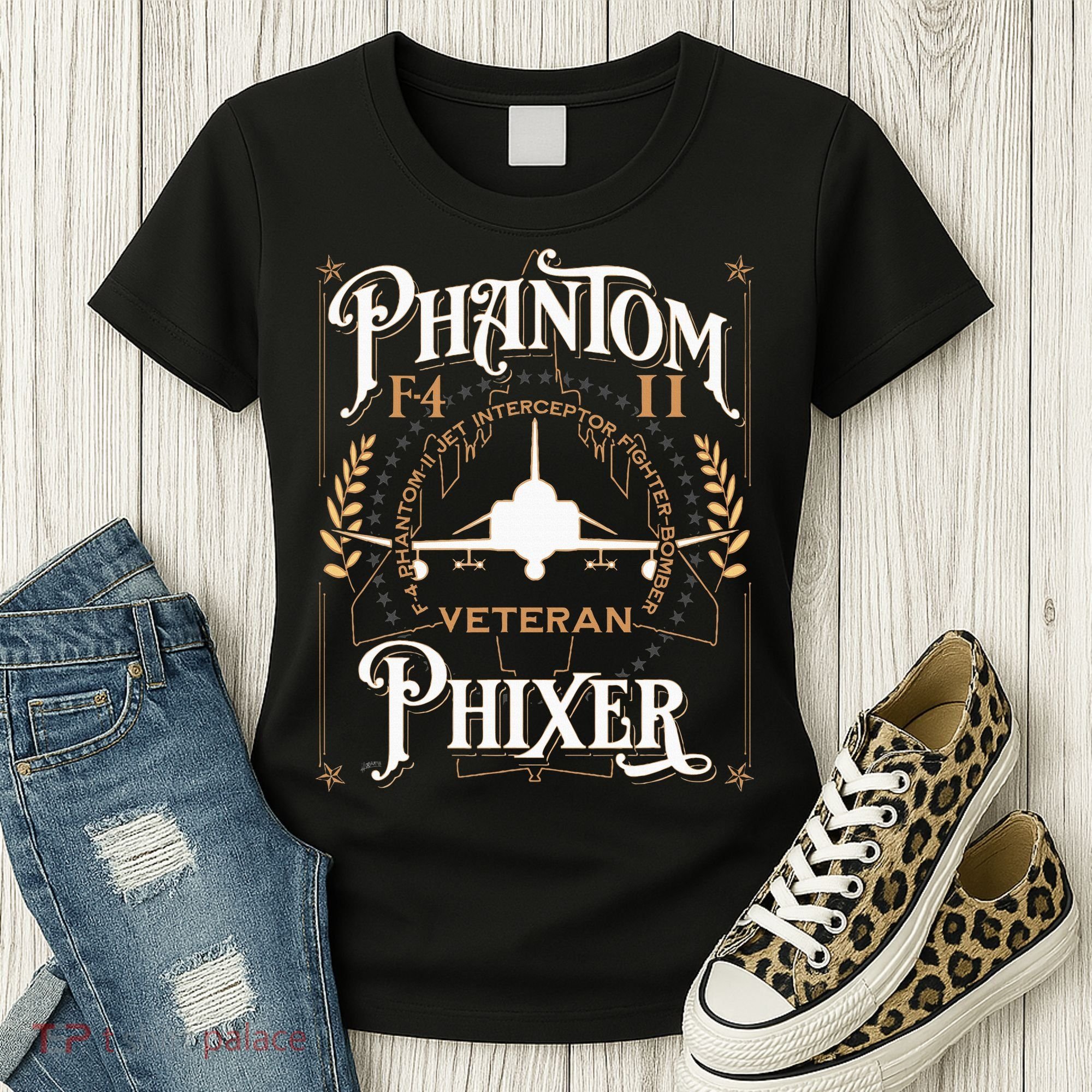 Phantom Phixer F4 Phantom Aircraft Maintainer Veteran Women's T-Shirt
