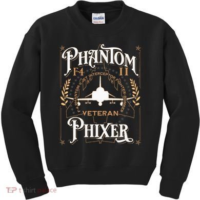 Phantom Phixer F4 Phantom Aircraft Maintainer Veteran Kids Sweatshirt