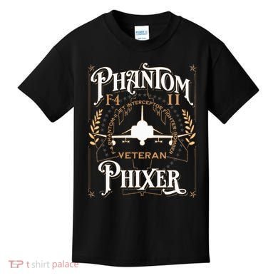 Phantom Phixer F4 Phantom Aircraft Maintainer Veteran Kids T-Shirt