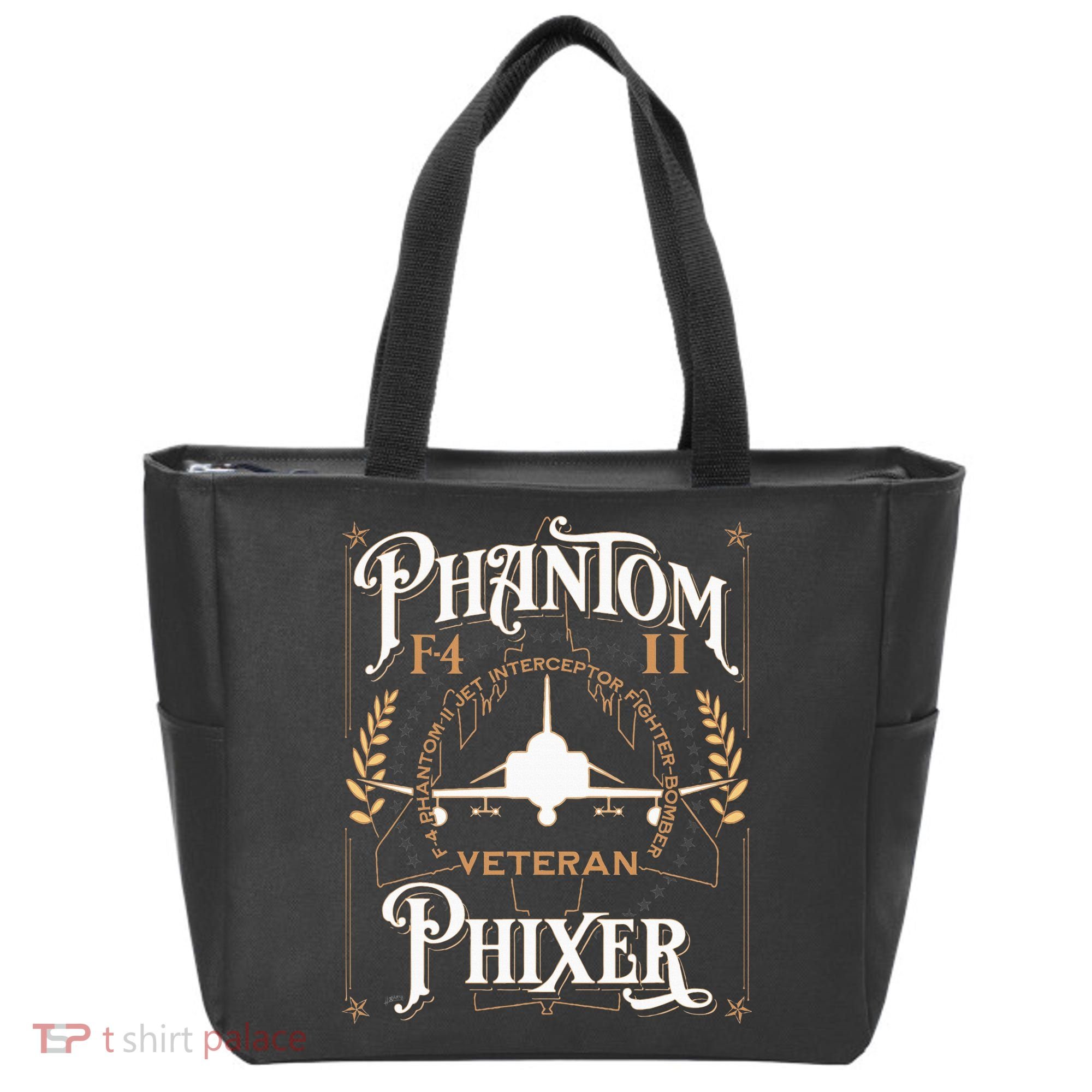 Phantom Phixer F4 Phantom Aircraft Maintainer Veteran Tote Bag