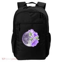 Purple Peonies Flowers Full Moon Backpack thumb 0