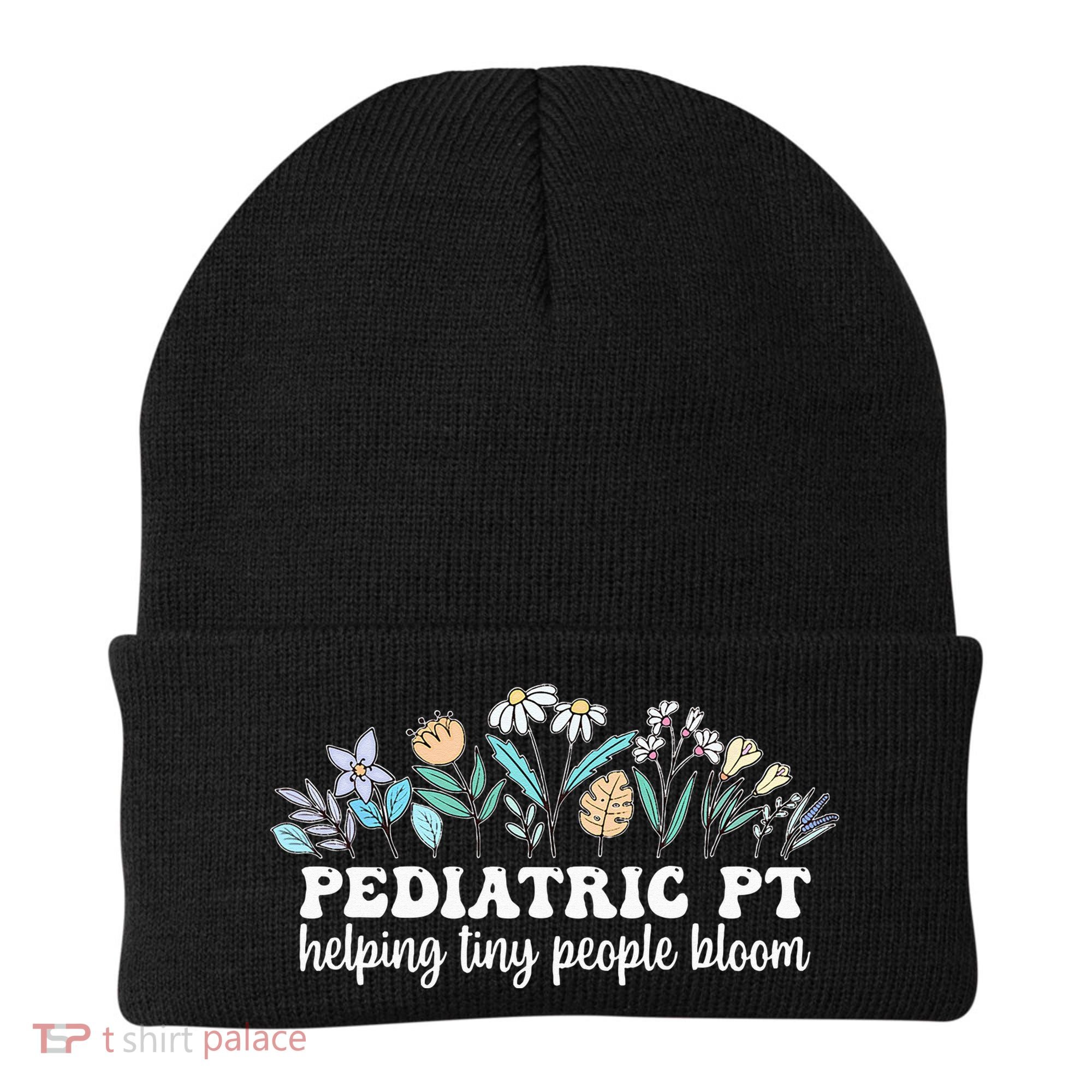 Pediatric PT Flowers Pediatric Physical Therapy Beanie