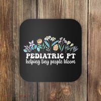 Pediatric PT Flowers Pediatric Physical Therapy Coaster thumb 0