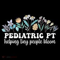 Pediatric PT Flowers Pediatric Physical Therapy Performance Fleece Hoodie thumb 2