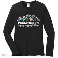 Pediatric PT Flowers Pediatric Physical Therapy Women's Long Sleeve Shirt thumb 0