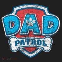 Fathers Day Dad Patrol Urban Oversized Heavyweight T-Shirt thumb 2