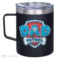 Fathers Day Dad Patrol 12oz Stainless Steel Coffee Mug thumb 2