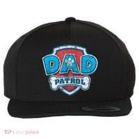 Fathers Day Dad Patrol Wool Snapback Cap thumb 0