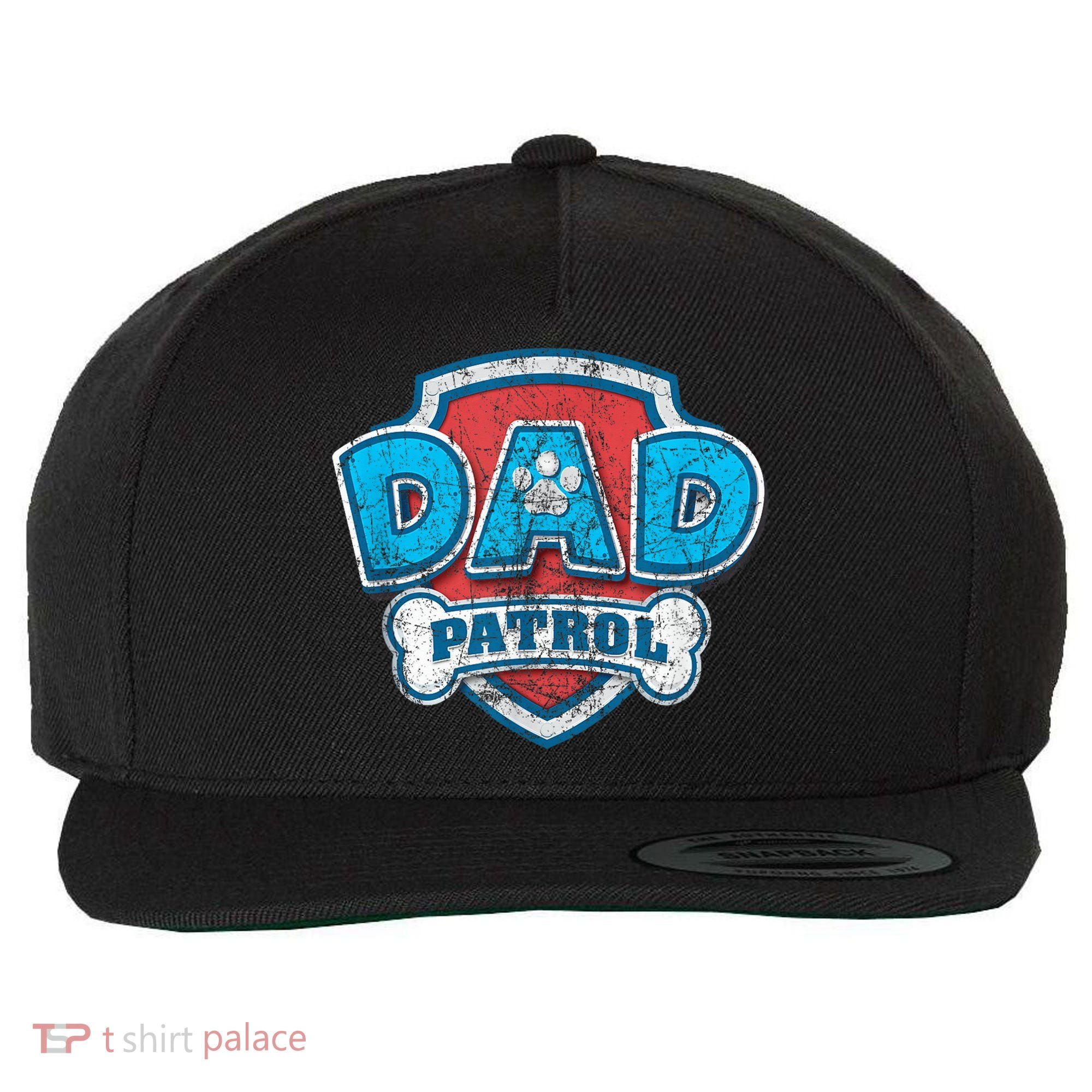 Fathers Day Dad Patrol Wool Snapback Cap
