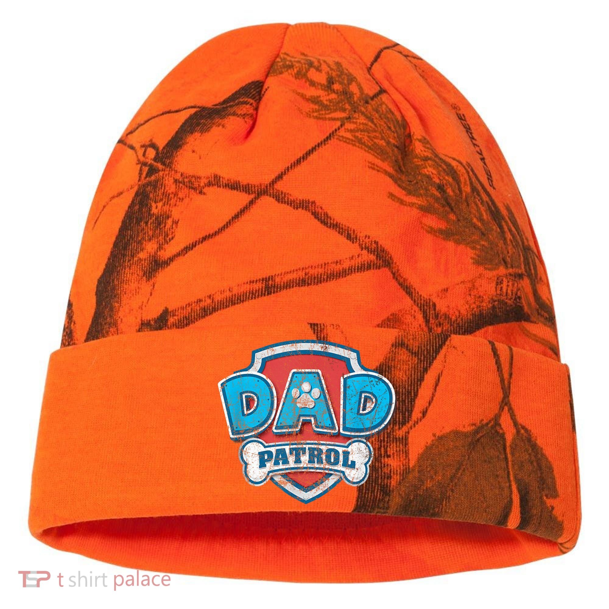 Fathers Day Dad Patrol Kati Licensed 12" Camo Cuffed Beanie