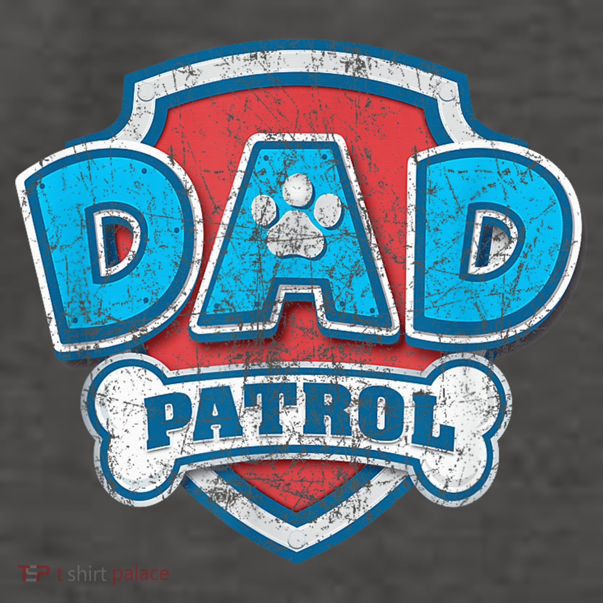 Fathers Day Dad Patrol Vector Backpack