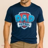 Fathers Day Dad Patrol Cooling Performance Crew T-Shirt thumb 2