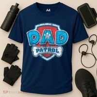 Fathers Day Dad Patrol Cooling Performance Crew T-Shirt thumb 3