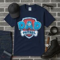 Fathers Day Dad Patrol Tall T-Shirt thumb 3