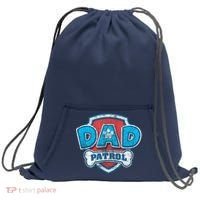Fathers Day Dad Patrol Sweatshirt Cinch Pack Bag thumb 0