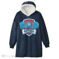 Fathers Day Dad Patrol Hooded Wearable Blanket thumb 0