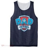 Fathers Day Dad Patrol Mesh Reversible Basketball Jersey Tank thumb 0