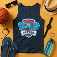 Fathers Day Dad Patrol Tank Top thumb 4