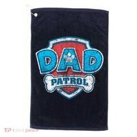 Fathers Day Dad Patrol Golf Towel thumb 0