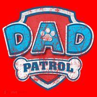 Fathers Day Dad Patrol Santa Hat thumb 1