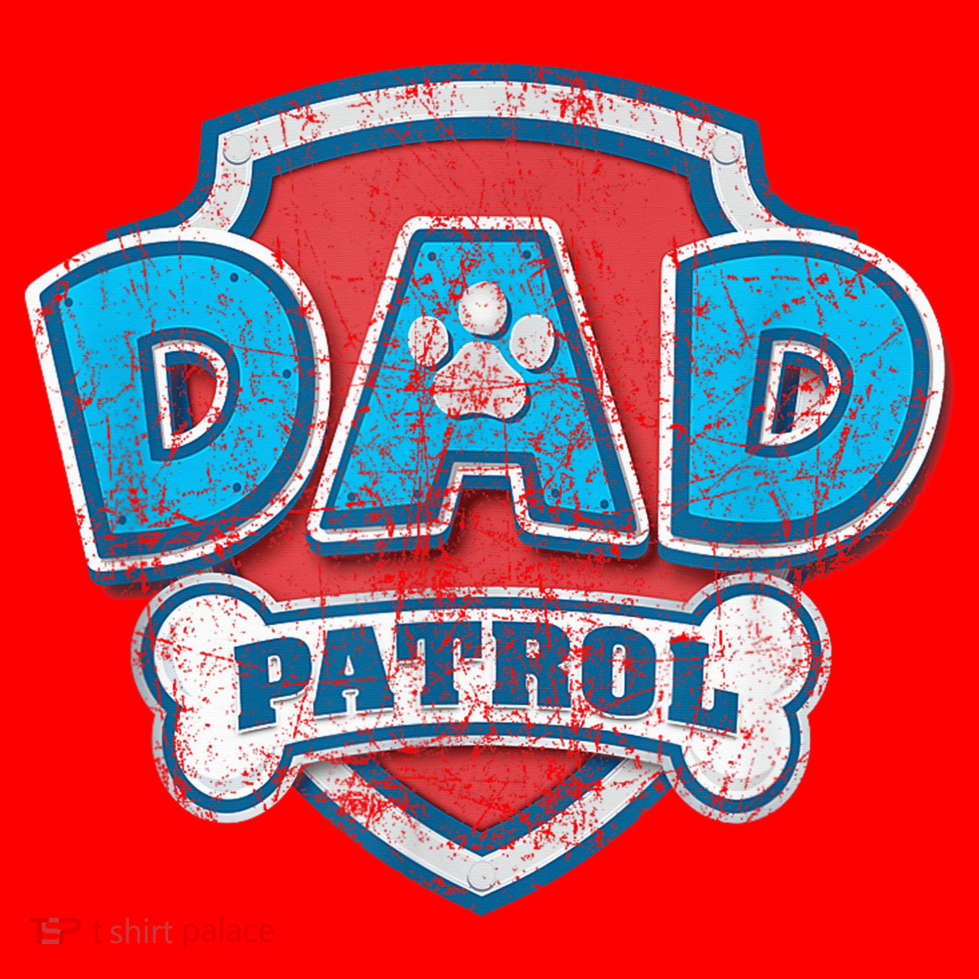 Fathers Day Dad Patrol Santa Hat