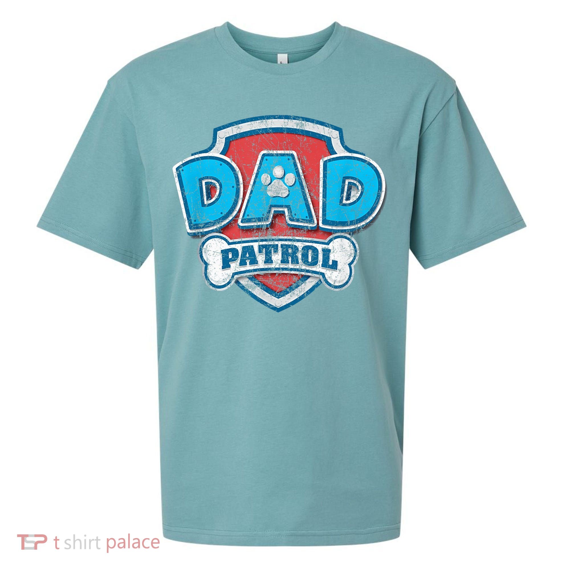 Fathers Day Dad Patrol Sueded Cloud Jersey T-Shirt