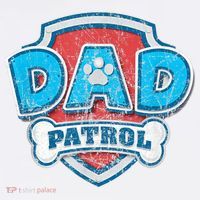 Fathers Day Dad Patrol Comfort Colors Garment-Dyed Hooded Sweatshirt thumb 2