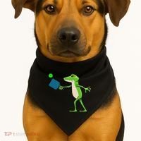 Pickleball Player Frog Cute Animal Sports USA-Made Doggie Bandana thumb 1