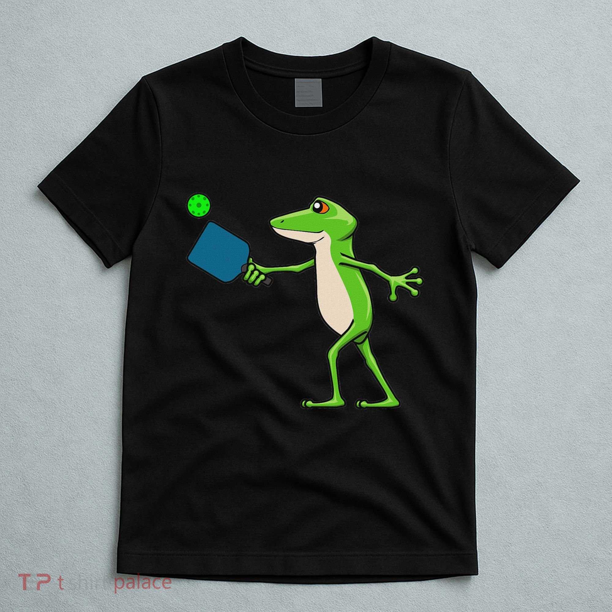 Pickleball Player Frog Cute Animal Sports T-Shirt