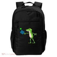 Pickleball Player Frog Cute Animal Sports Backpack thumb 0