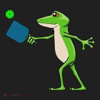 Pickleball Player Frog Cute Animal Sports Beanie thumb 2