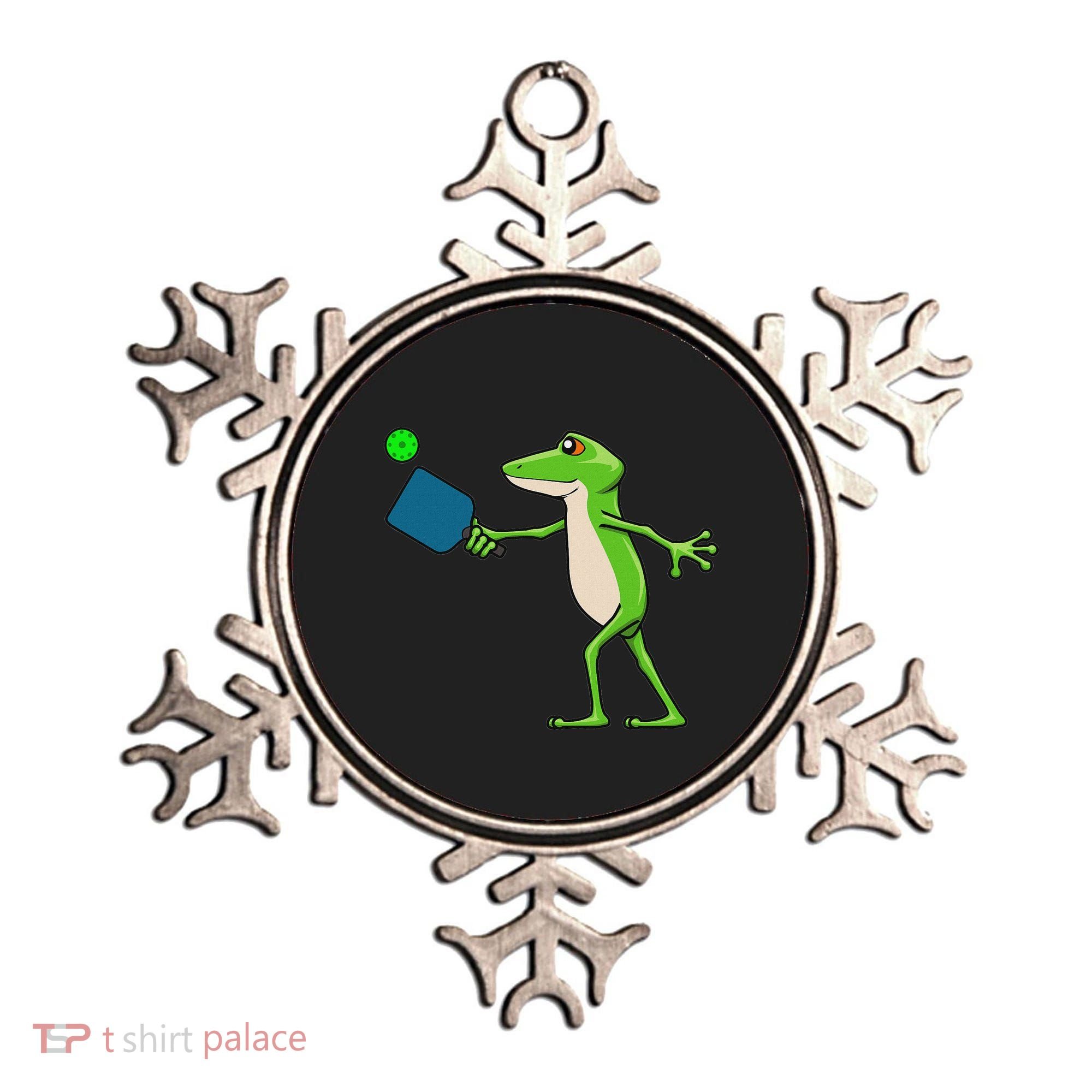 Pickleball Player Frog Cute Animal Sports Ornament