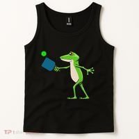 Pickleball Player Frog Cute Animal Sports Tank Top thumb 2
