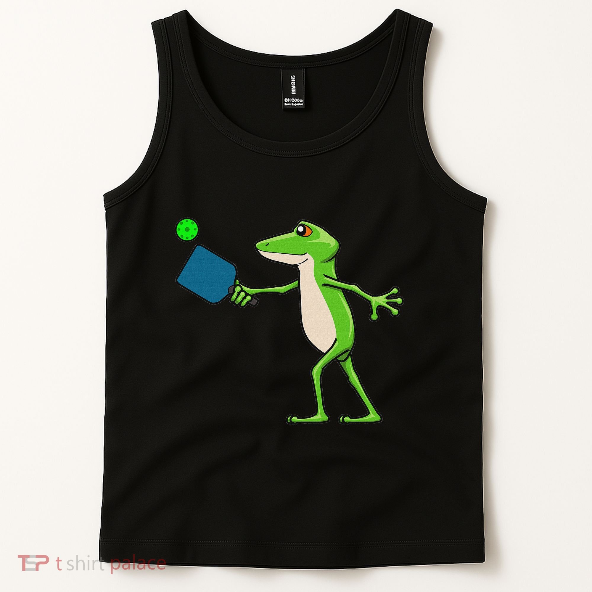 Pickleball Player Frog Cute Animal Sports Tank Top