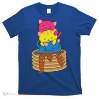 Pansexual Pride Flag Cute Lgbtq Pan Pride Kawaii Cat Gift T-Shirt thumb 0