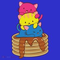 Pansexual Pride Flag Cute Lgbtq Pan Pride Kawaii Cat Gift Women's Tank Top thumb 5