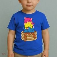 Pansexual Pride Flag Cute Lgbtq Pan Pride Kawaii Cat Gift Toddler T-Shirt thumb 2