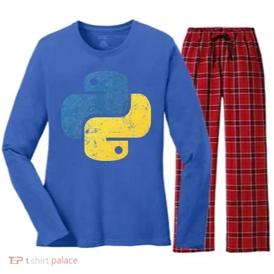 Python Programming For Programmers Women's Long Sleeve Flannel Pajama Set