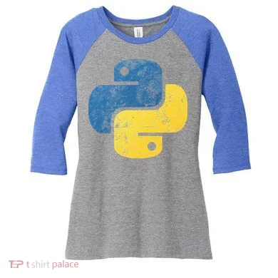 Python Programming For Programmers Women's Tri-Blend 3/4-Sleeve Raglan Shirt